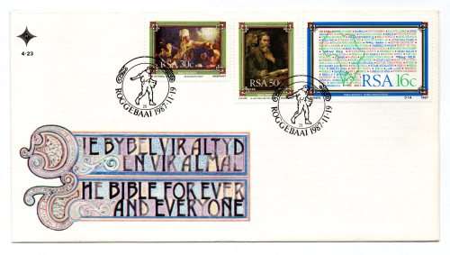 1987 RSA The Bible - Unique and Eternal FDC 4.23