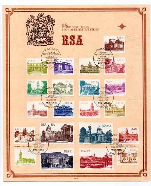 1982 RSA 4th Definitive Series FDC 4.1