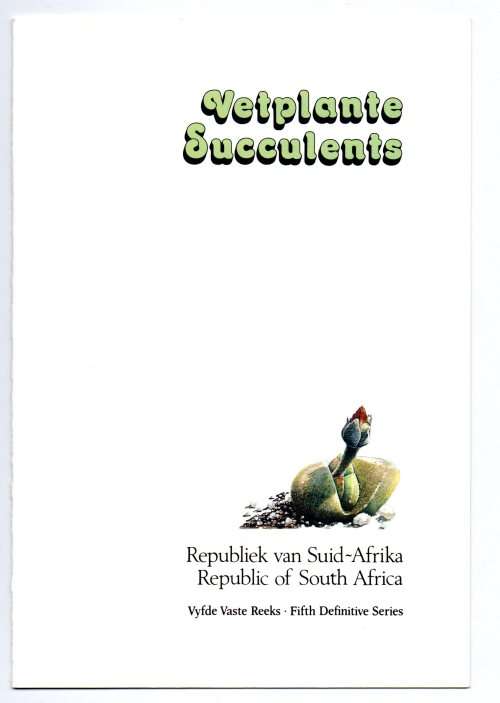 1988 RSA Succulents 5th Definitive Series FDC 5.1