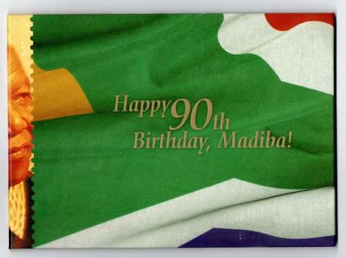 RSA 2008 Happy 90th Birthday, Madiba Nelson Madela Booklet