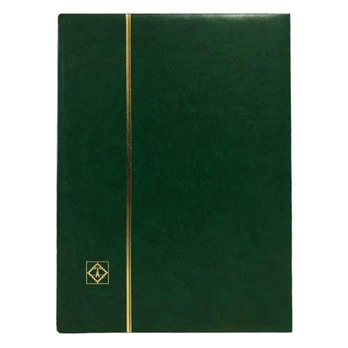 Lighthouse - Green 15 Page / 30 Side (Black) Stockbook