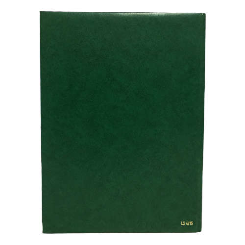 Lighthouse - Green 15 Page / 30 Side (Black) Stockbook
