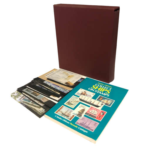Ships Thematic Collection - (SG Thematic Catalogue 1989/SAFE Dual 14 Ring Slide-in Album/Stamps)