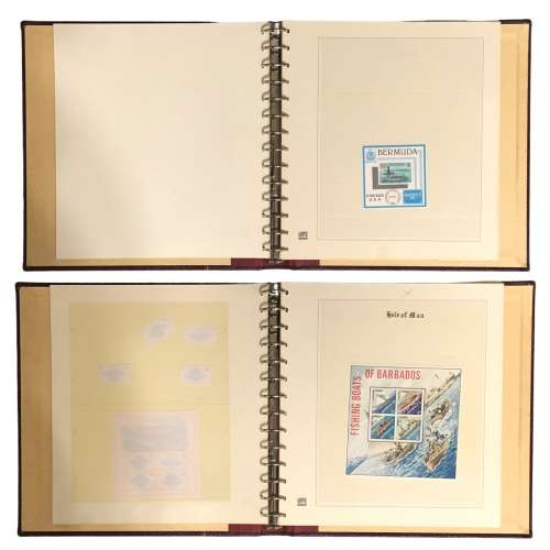Ships Thematic Collection - (SG Thematic Catalogue 1989/SAFE Dual 14 Ring Slide-in Album/Stamps)