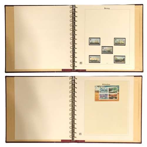 Ships Thematic Collection - (SG Thematic Catalogue 1989/SAFE Dual 14 Ring Slide-in Album/Stamps)