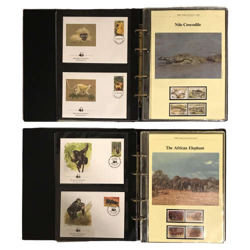 WWF World Wildlife Fund Slipcase 1983/84 FDC Album Set