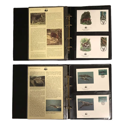 WWF World Wildlife Fund Slipcase 1983/84 FDC Album Set