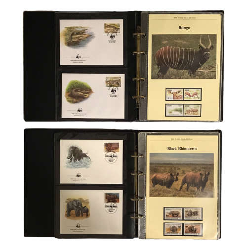 WWF World Wildlife Fund Slipcase 1983/84 FDC Album Set