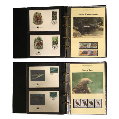 WWF World Wildlife Fund Slipcase 1983/84 FDC Album Set