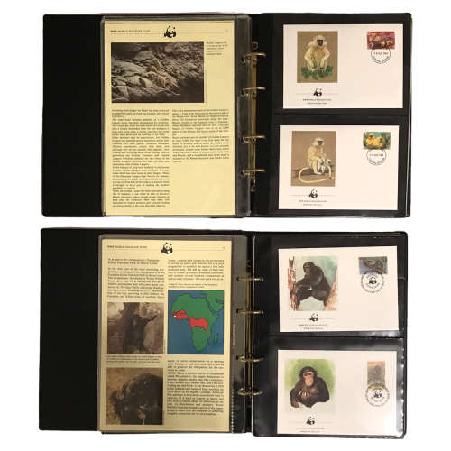 WWF World Wildlife Fund Slipcase 1983/84 FDC Album Set