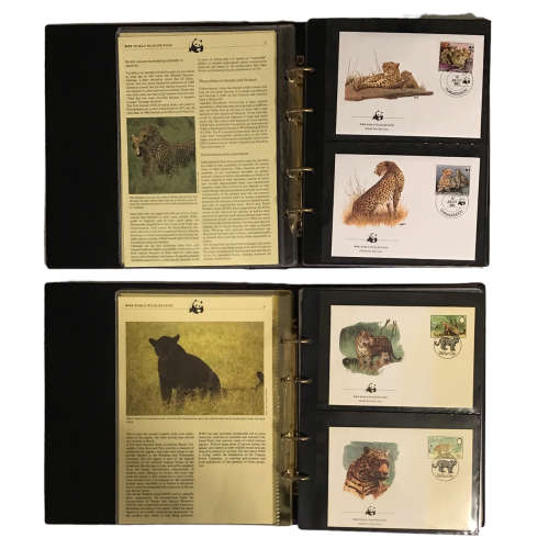 WWF World Wildlife Fund Slipcase 1983/84 FDC Album Set