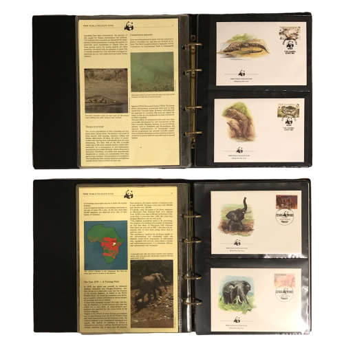 WWF World Wildlife Fund Slipcase 1983/84 FDC Album Set