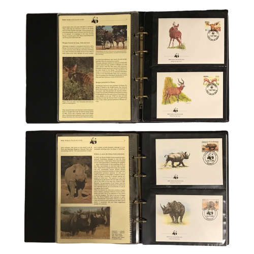 WWF World Wildlife Fund Slipcase 1983/84 FDC Album Set