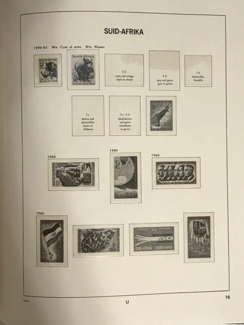 Stanley Gibbons - South Africa U 1910 - 1954 Stamp Slipcase Album