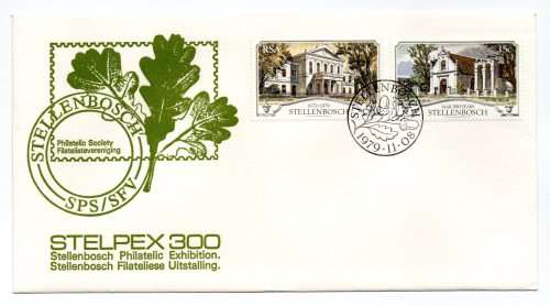 1979 RSA STELPEX 300 Stellenbosch Philatelic Exhibition Commemorative Cover