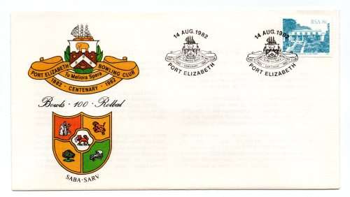 1982 RSA The Port Elizabeth Bowling Club Commemorative Cover