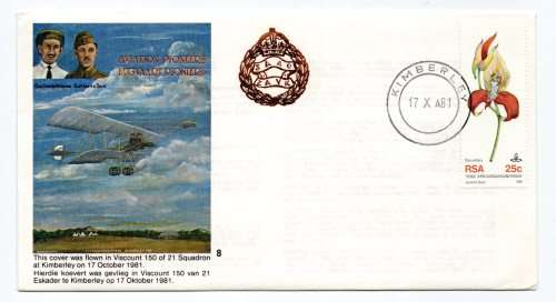 1981 RSA SA Air Force (SAAF) Aviation Pioneers Commemorative Cover # 8