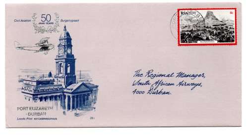 1979 RSA 50 Years Civil Aviation First-Day Flight Cover Commemorative Cover Set # 29 & 29.1 & 29.2