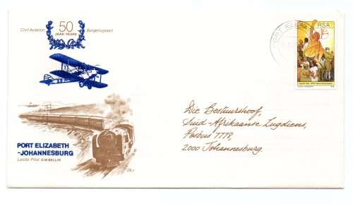 1979 RSA 50 Years Civil Aviation First-Day Flight Cover Commemorative Cover Set # 29 & 29.1 & 29.2