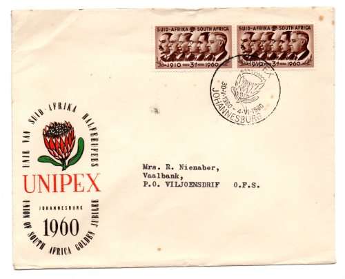 1960 RSA UNIPEX Cover