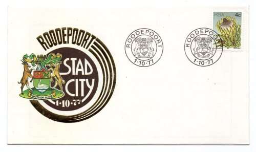 1977 RSA Roodepoort City Commemorative Cover