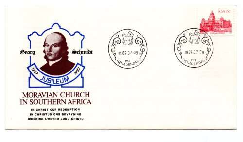 1987 RSA Genadendal Moravian Church in Southern Africa Commemorative Cover