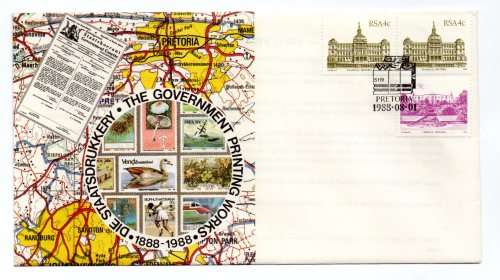 1988 RSA The Government Printing Works Commemorative Cover