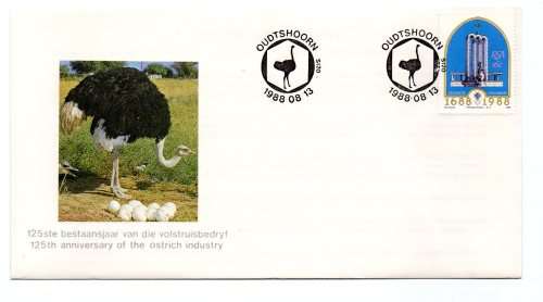 1988 RSA 125th Anniversary of the Ostrich Industry Commemorative Cover