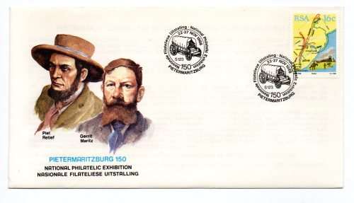 1988 RSA Pietermaritzburg 150 National Philatelic Exhibition Commemorative Cover