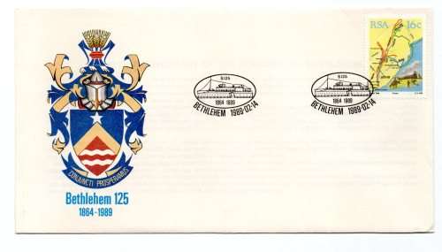 1989 RSA Bethlehem 125 Commemorative Cover