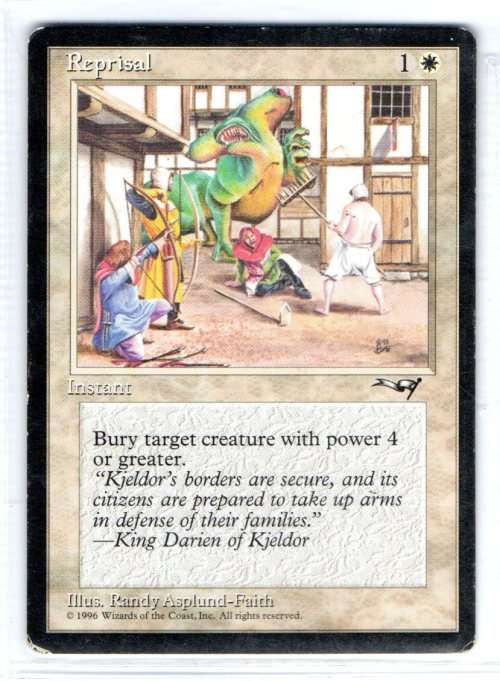 Magic The  Gathering 1996 - Reprisal - Common - Alliances