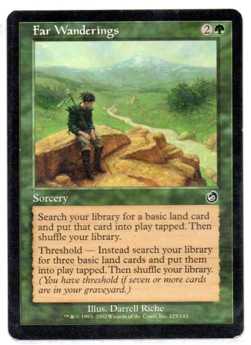 Magic The  Gathering 1993 - 2002 - Far Wanderings - Common - Torment