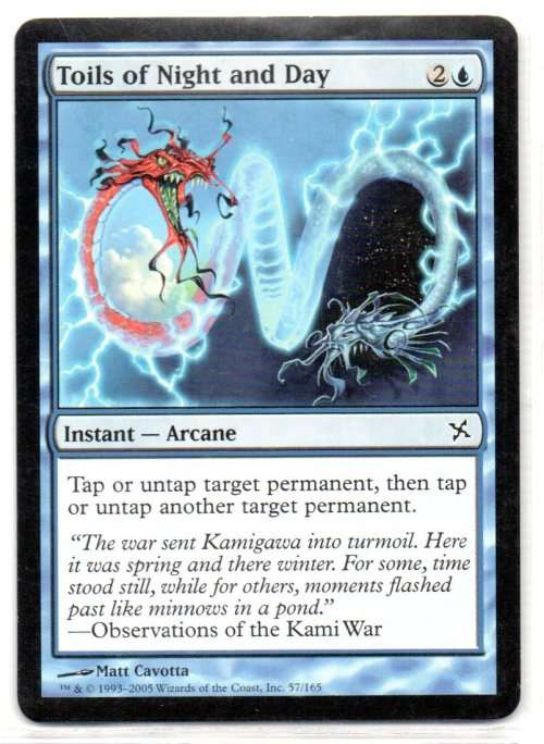Magic The Gathering 1993 - 2005 - Toils of Night and Day - Common - Betrayers of Kamigawa