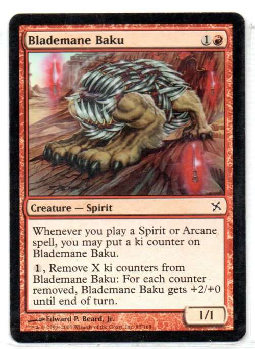 Magic The Gathering 1993 - 2005 - Blademane Baku - Common - Betrayers of Kamigawa