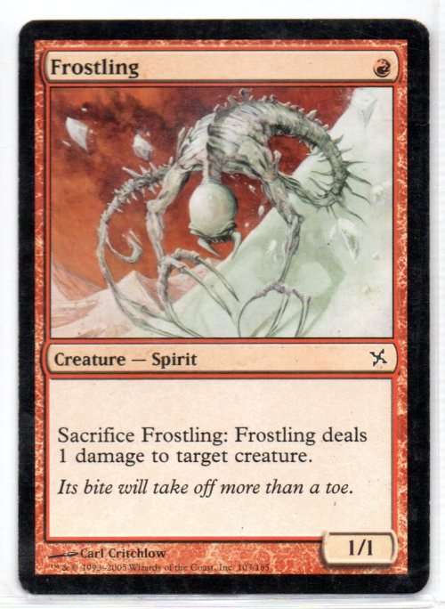 Magic The Gathering 1993 - 2005 - Frostling - Common - Betrayers of Kamigawa