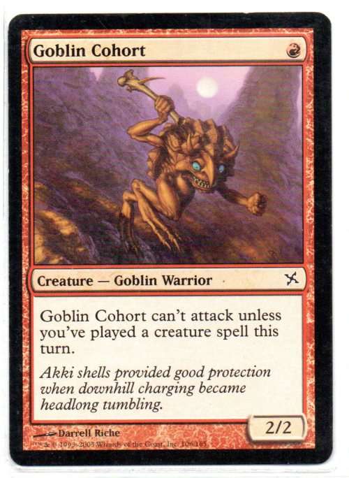 Magic The Gathering 1993 - 2005 - Goblin Cohort - Common - Betrayers of Kamigawa