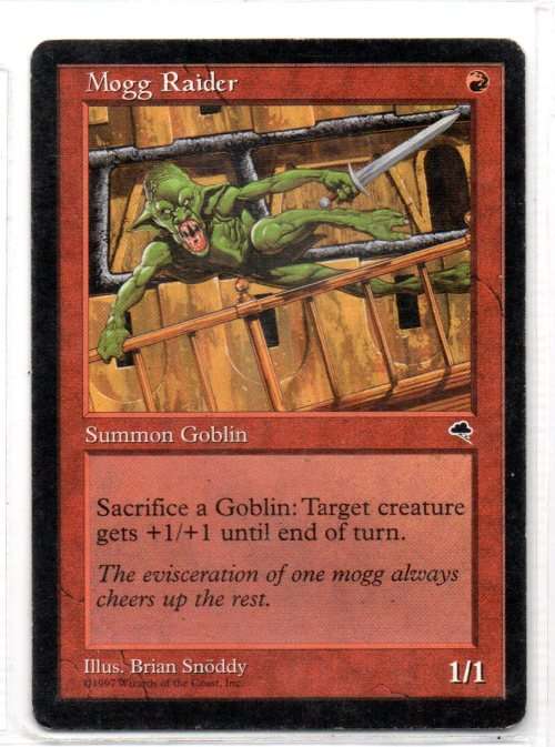Magic The Gathering 1997 - Mogg Raider - Common - Tempest