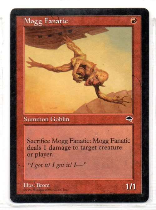Magic The Gathering 1997 - Mogg Fanatic - Common - Tempest