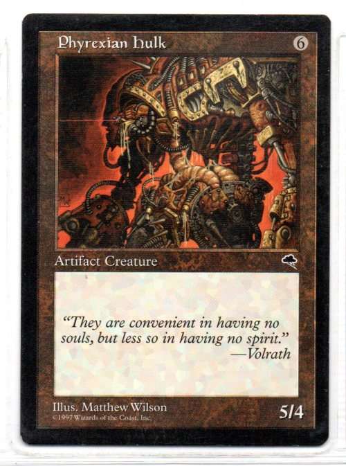 Magic The Gathering 1997 - Phyrexian Hulk - Common - Tempest