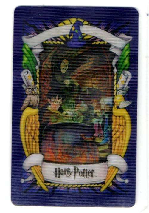 2001 Warner Bros. Harry Potter Chocolate Frog Lenticular Cards - Series 1 - Severus Snape