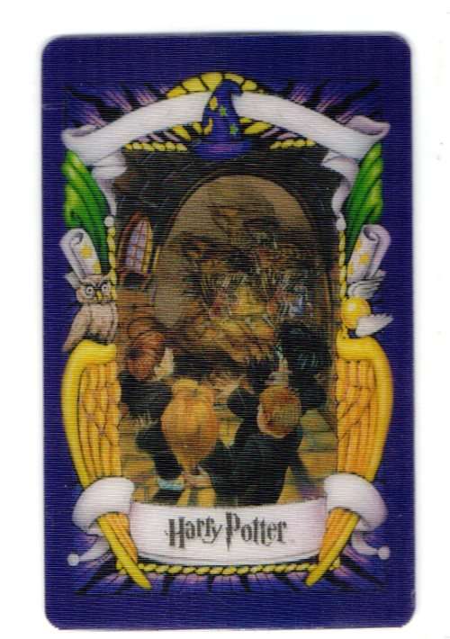 2001 Warner Bros. Harry Potter Chocolate Frog Lenticular Cards - Series 1 - Fluffy