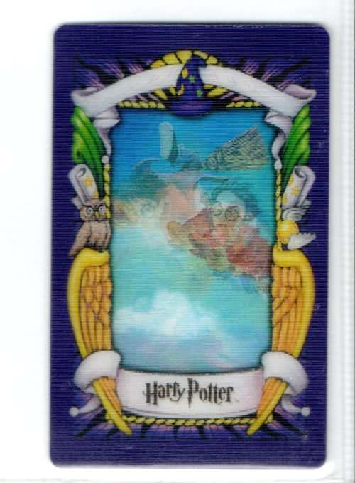 2001 Warner Bros. Harry Potter Chocolate Frog Lenticular Cards - Series 1 - Quidditch