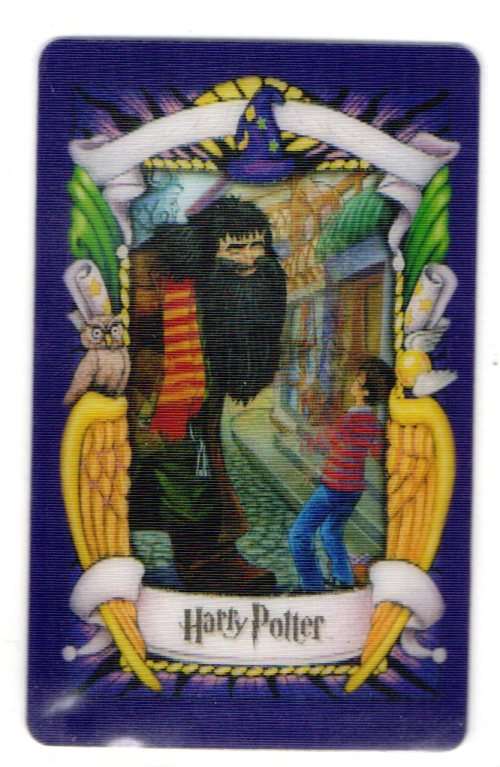 2001 Warner Bros. Harry Potter Chocolate Frog Lenticular Cards - Series 1 - Diagon Alley