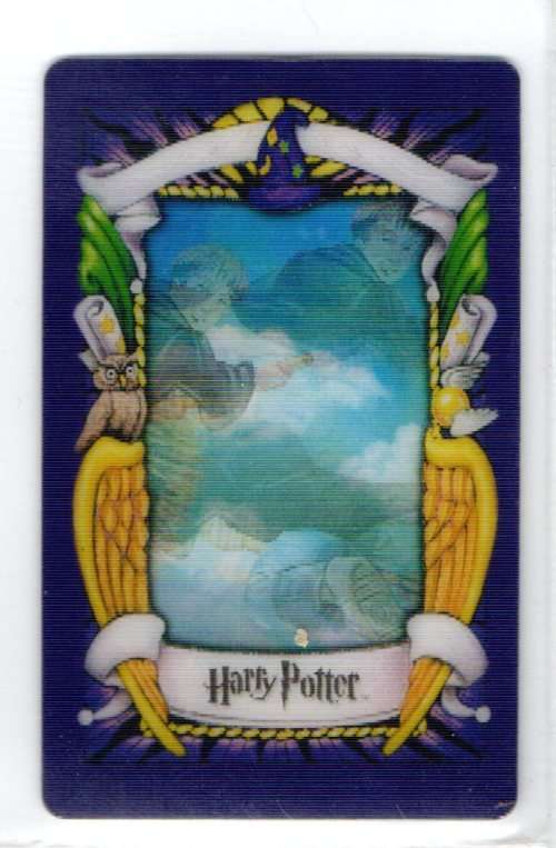 2001 Warner Bros. Harry Potter Chocolate Frog Lenticular Cards - Series 1 - Ron Flying