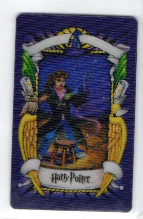 2001 Warner Bros. Harry Potter Chocolate Frog Lenticular Cards - Series 1 - Hermione Granger