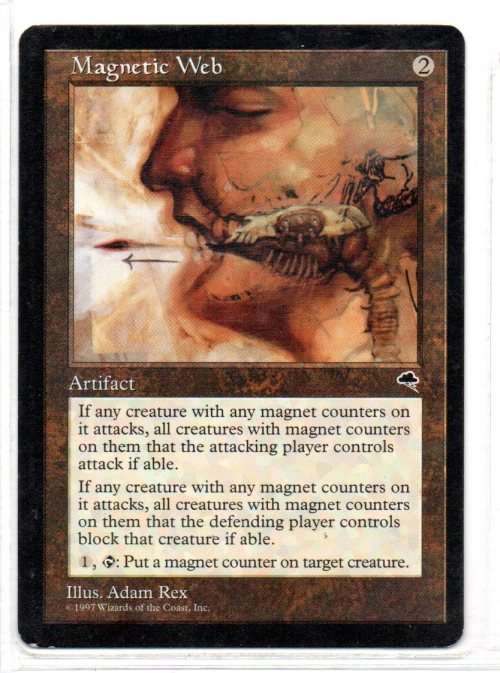 Magic The Gathering 1997 - Magnetic Web - Common - tempest