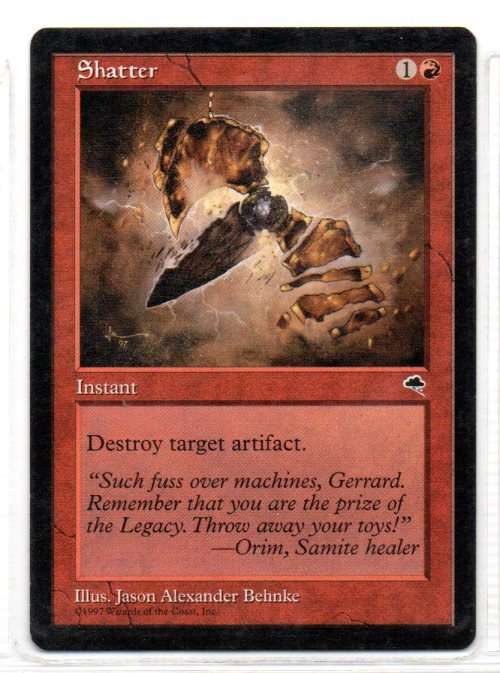 Magic The Gathering 1997 - Shatter - Common - Tempest