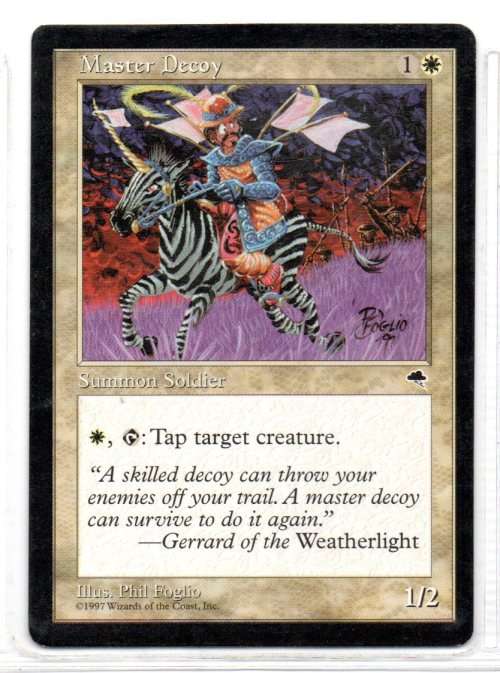 Magic The Gathering 1997 - Master Decoy - Common - Tempest