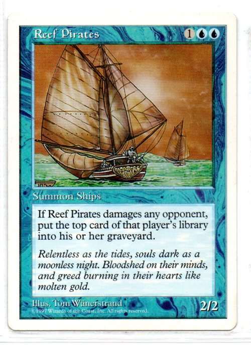 Magic The Gathering 1997 - Reef Pirates - Common - 5th Edition