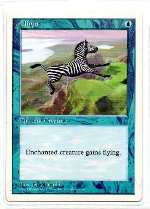 Magic The Gathering 1997 - Flight - Common - 5th Edition